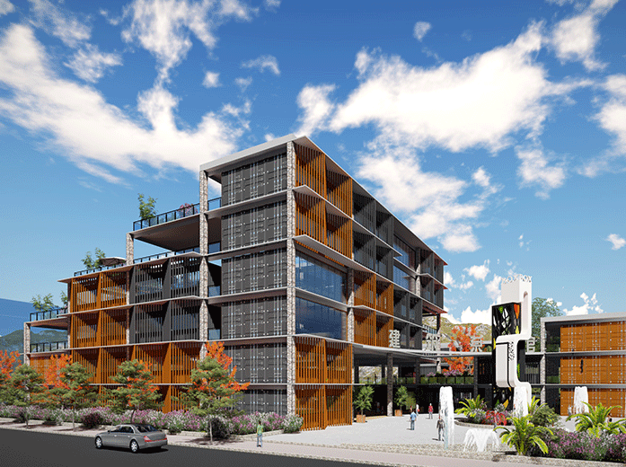 青海省西宁市集装箱展览馆项目