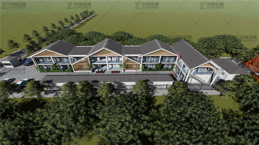 新中式型临建项目部装配式项目案例