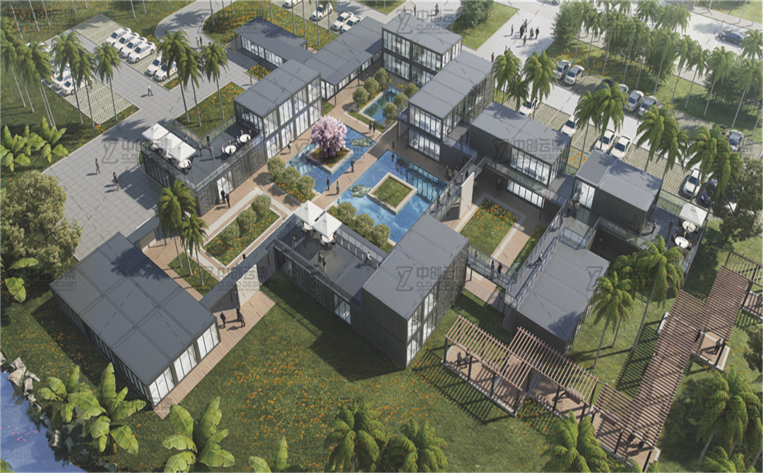 现代型临建项目部装配式项目案例