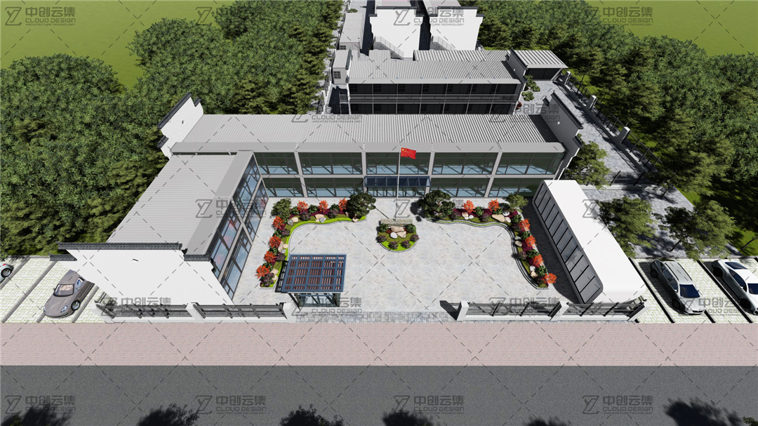 徽派型临建项目部装配式项目案例